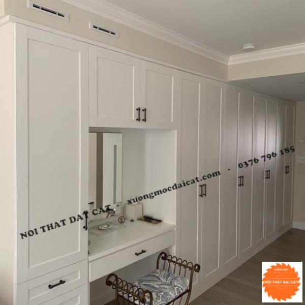 Tủ áo quần kết hợp bàn trang điểm MS22290