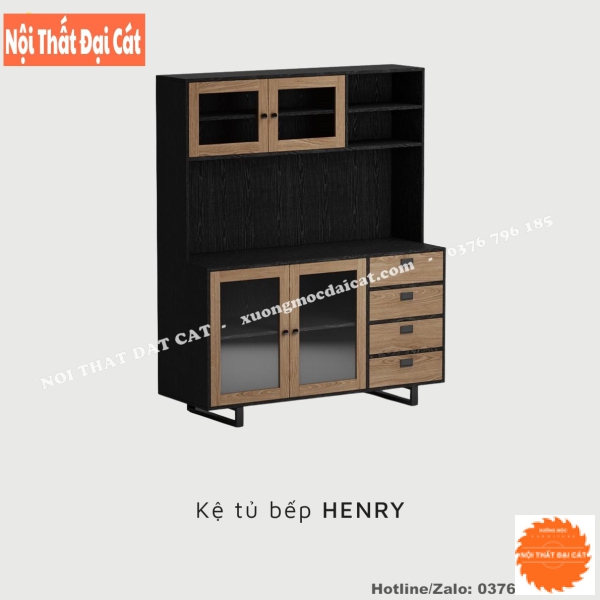 Tủ bếp 4 ngăn kéo cho gia đình TBN065