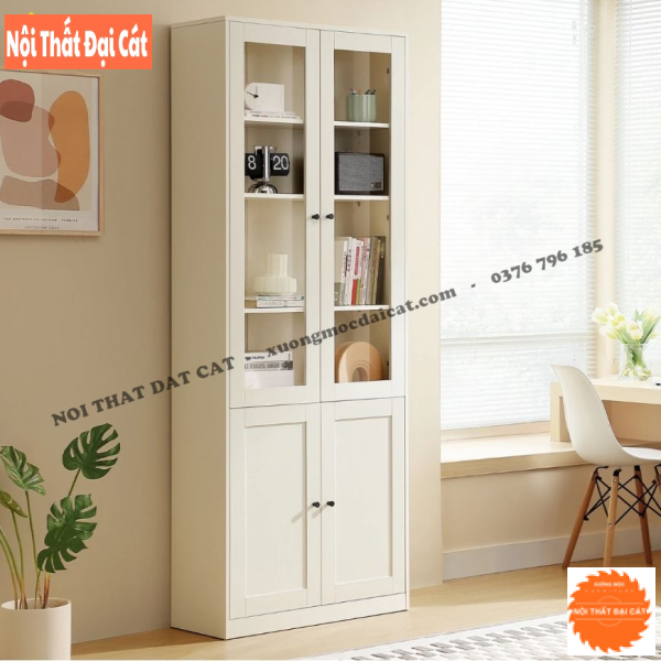 Tủ sách trưng bày phong cách hiện đại KS236
