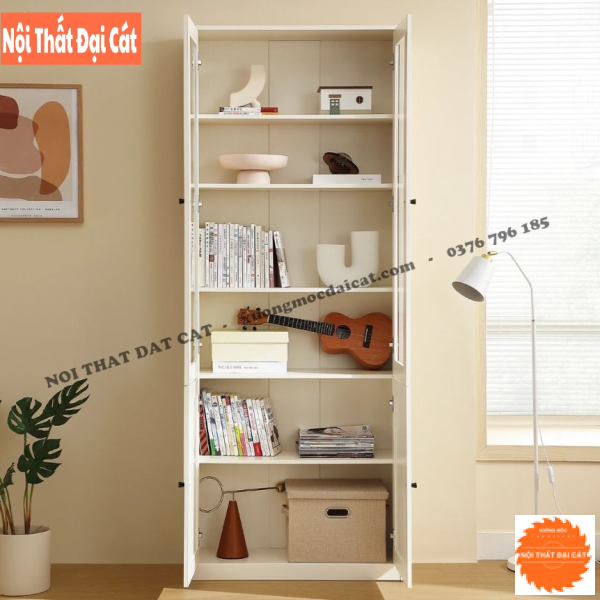 Tủ sách trưng bày phong cách hiện đại KS236