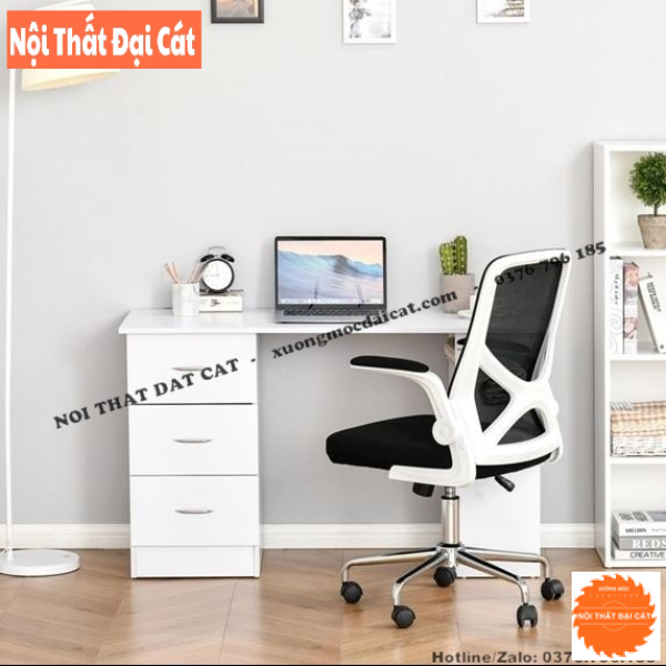 Bàn làm việc gỗ thiết kế hiện đại BLV124