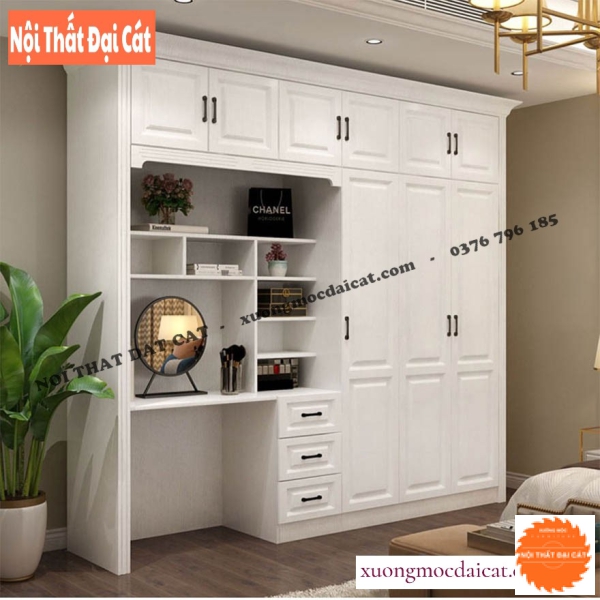 Tủ áo quần kết hợp bàn trang điểm TA153