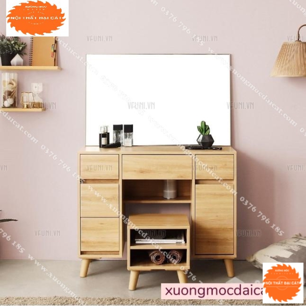 Bàn trang điểm đa năng kèm ghế BTĐ082