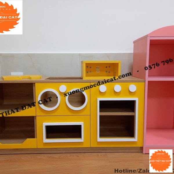 Kệ đồ chơi cho bé bằng gỗ KĐC023