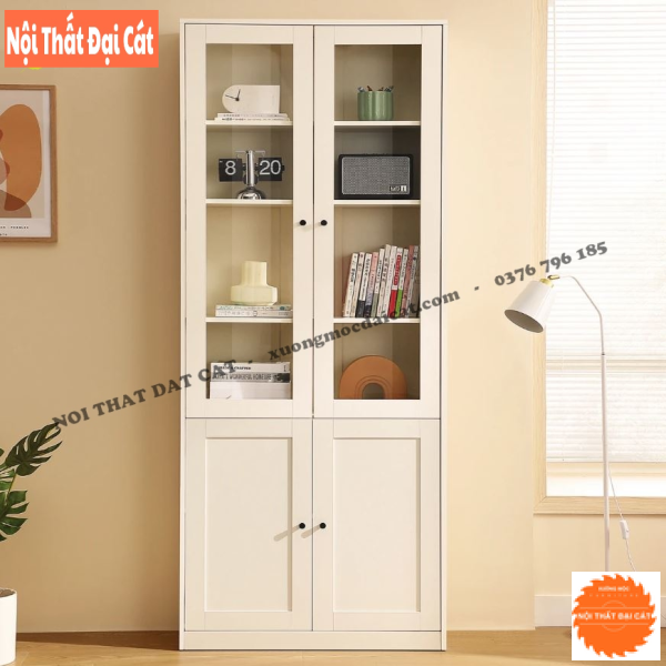 Tủ sách trưng bày phong cách hiện đại KS236