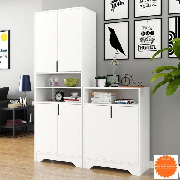 Tủ giày tone trắng đẹp TG124