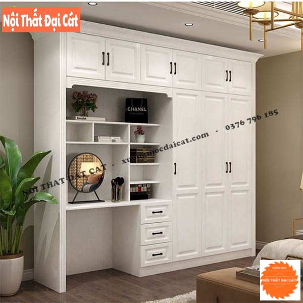 Tủ áo quần kết hợp bàn trang điểm TA153