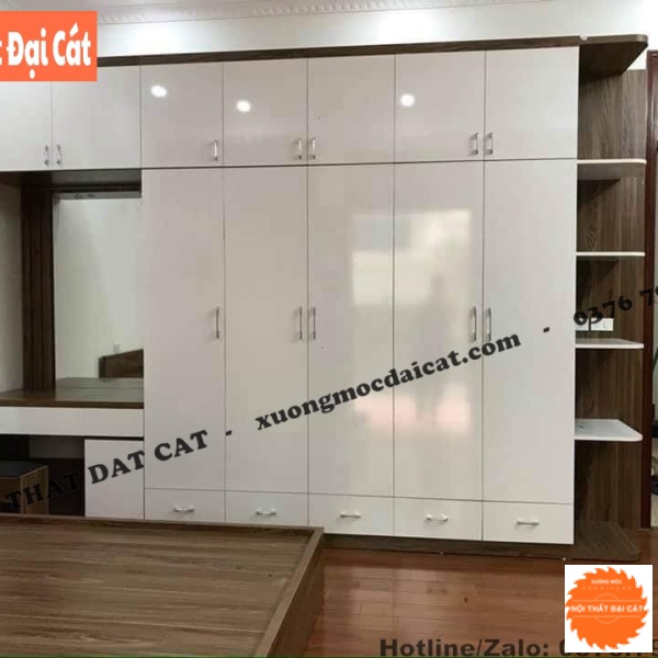Tủ áo quần kết hợp bàn trang điểm MS22291