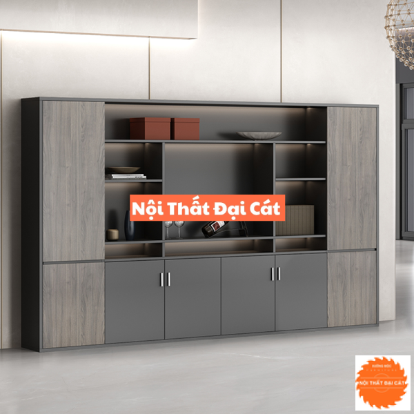 Tủ giám đốc bằng gỗ thiết kế đơn giản TGĐ022