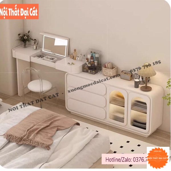 Bàn trang điểm kết hợp trang trí hiện đại BTĐ133
