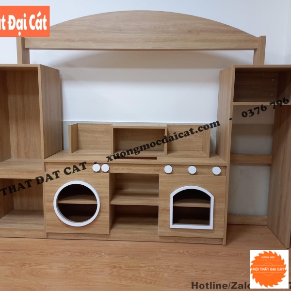 Kệ đồ chơi cho bé gỗ công nghiệp KĐC024