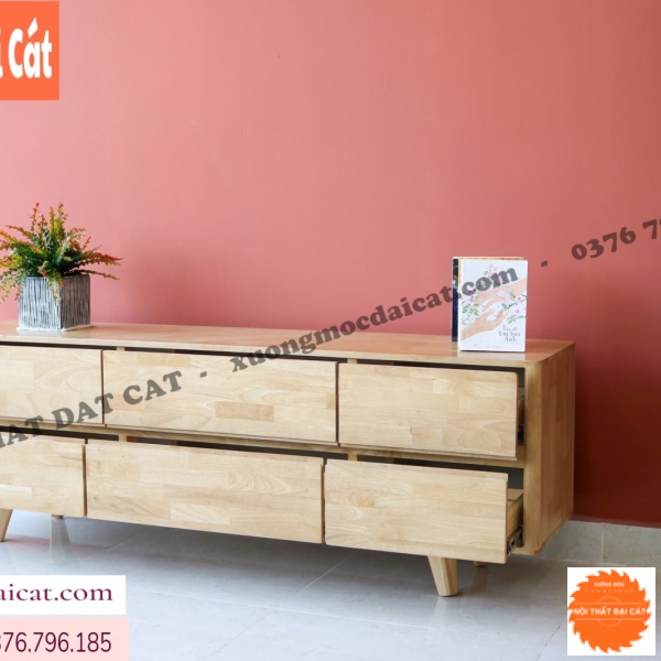 Kệ tivi phòng khách 6 hộc kéo KTV423