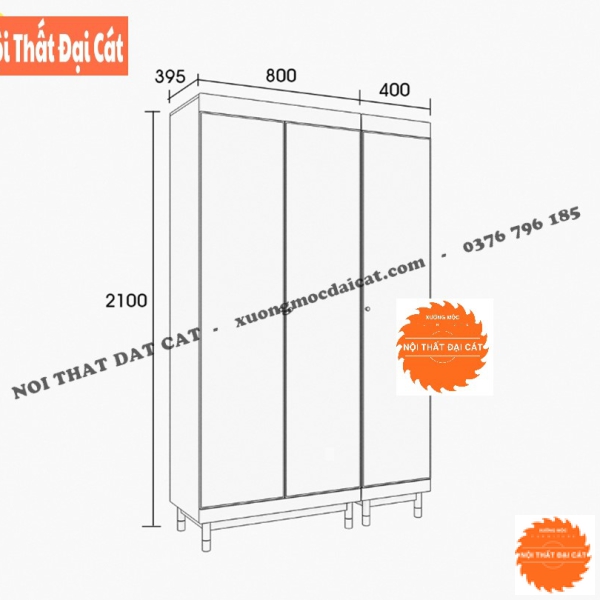 Tủ rượu gỗ MDF hiện đại - sang trọng TR031