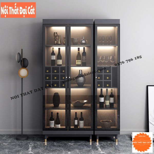 Tủ rượu gỗ MDF hiện đại - sang trọng TR031