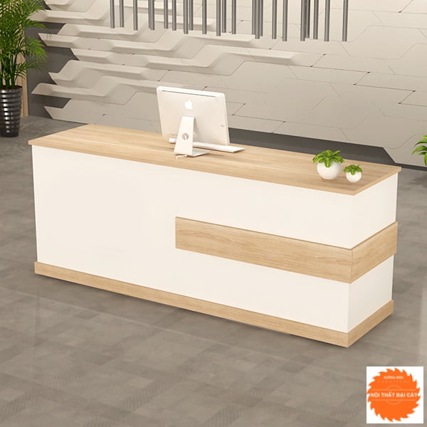 Quầy lễ tân phong cách hiện đại QLT037