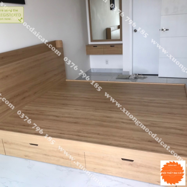 Giường ngủ cơ bản cho gia đình G087