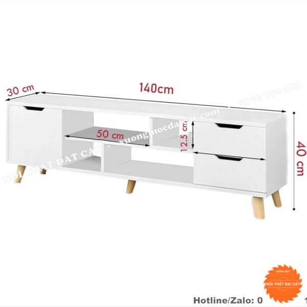Kệ tivi nhỏ gọn tiện dụng KTV354