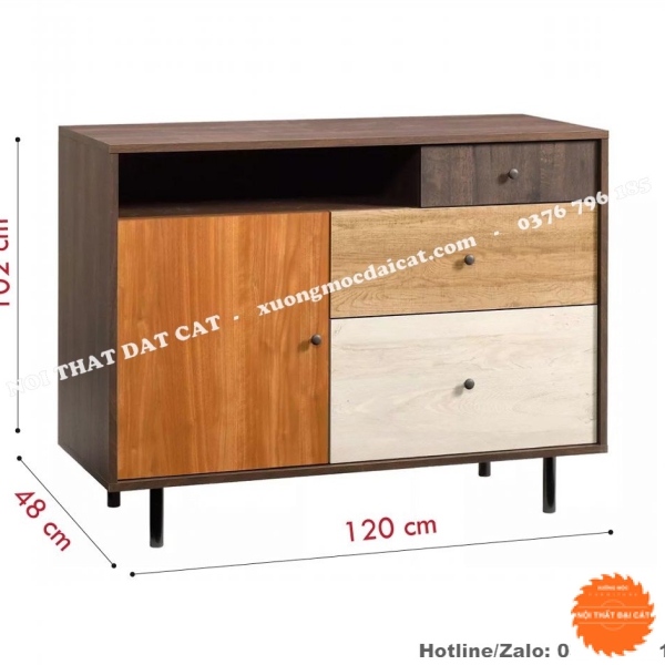 Kệ tivi thiết kế dáng cao nhiều màu KTV355