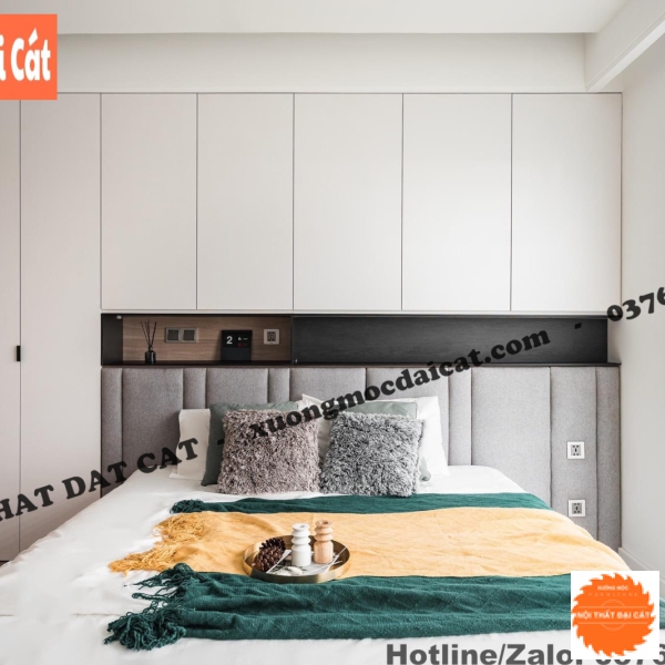 Tủ áo quần trên đầu giường MS22351