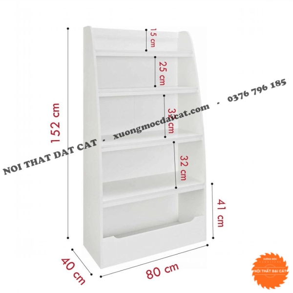 Kệ để sách đa năng cho bé KSTE024