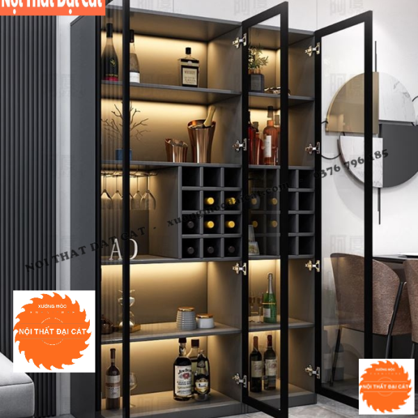 Tủ rượu phòng khách sang trọng TR011