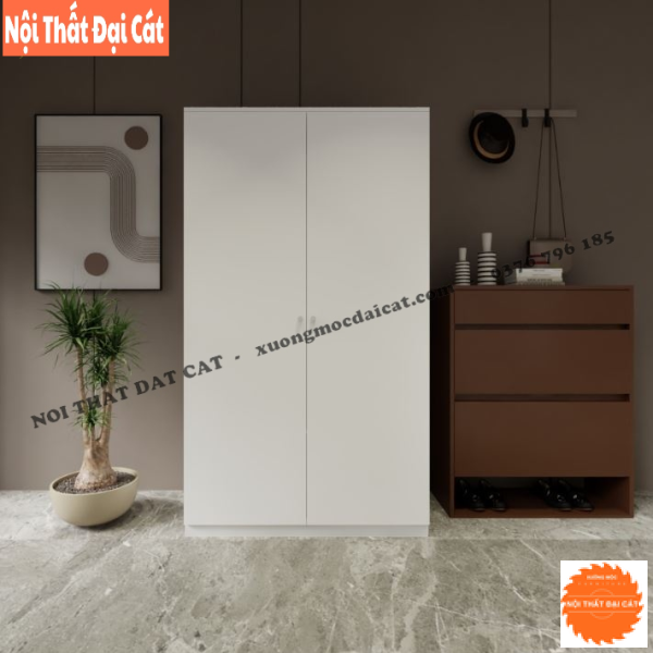 Tủ áo quần 2 cánh nhỏ gọn TA434