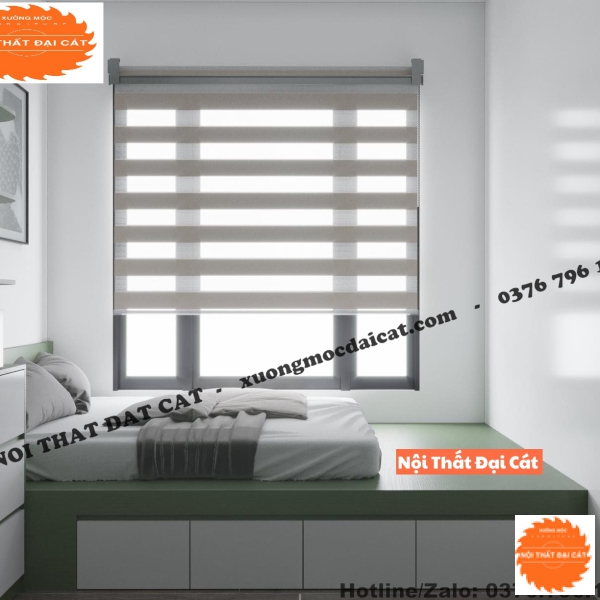 Giường ngủ thiết kế nhỏ gọn đẹp G099