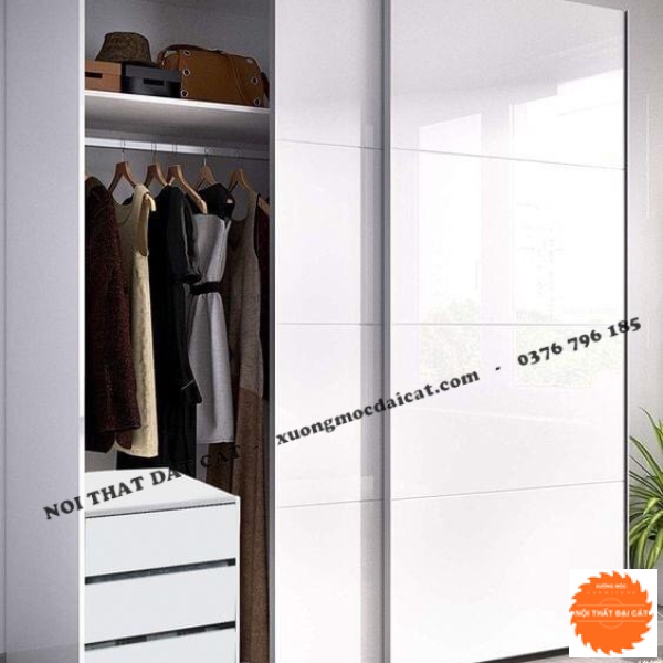 Tủ áo quần gỗ cửa lùa MS22343