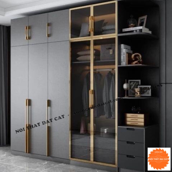Tủ áo quần xám chì MS22344
