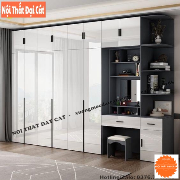 Tủ áo quần kết hợp bàn trang điểm MS22358