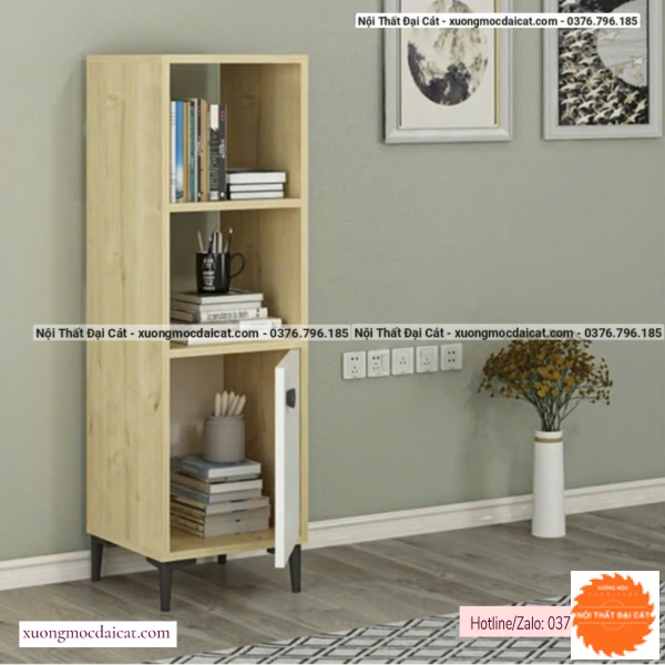 Tủ sách gia đình thiết kế nhỏ KS239