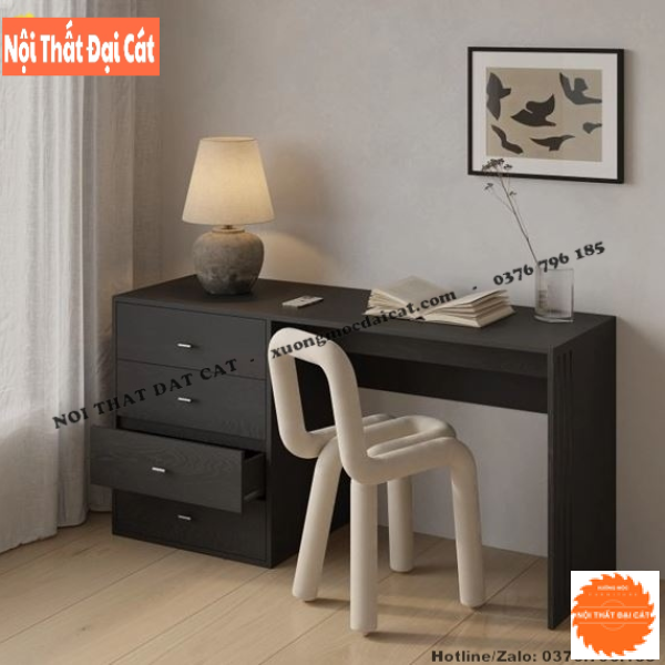 Bàn làm việc gỗ thiết kế 4 hộc kéo BLV127