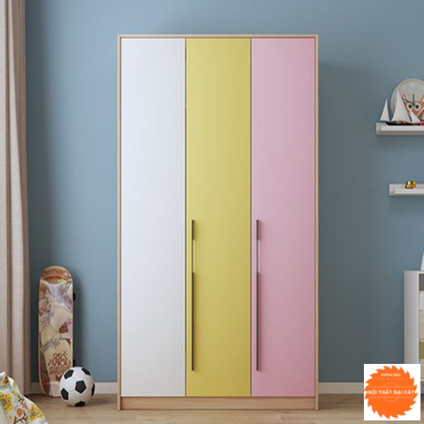 Tủ áo quần thiết kế 3 màu đẹp TA177