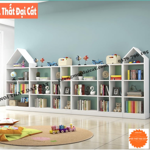 Kệ sách trẻ em thiết kế mới lạ KSTE025