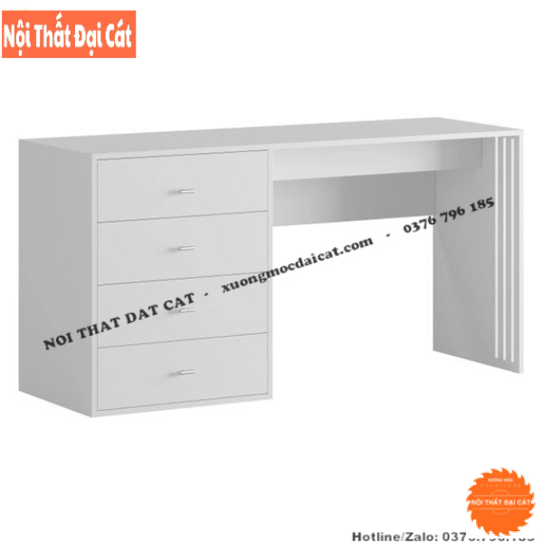 Bàn làm việc gỗ thiết kế 4 hộc kéo BLV127