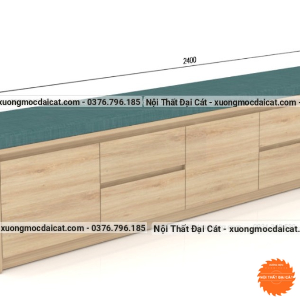 Băng ghế đọc sách thiết kế nhiều hộc BG058