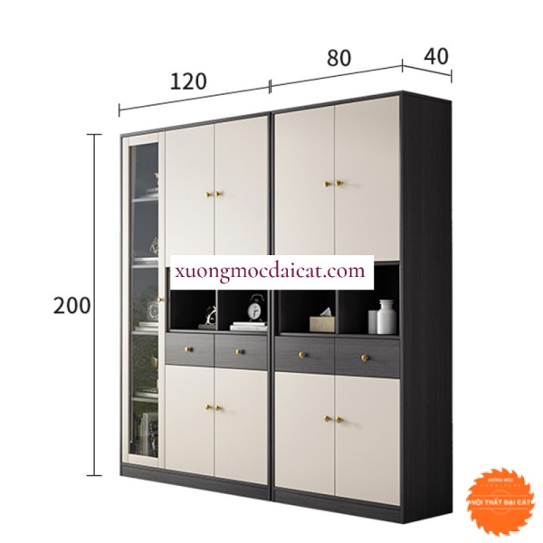 Tủ giám đốc đa năng trong văn phòng TGĐ024