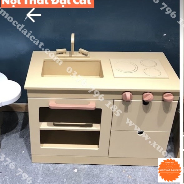 Kệ - tủ đồ chơi bằng gỗ cho bé KĐC026