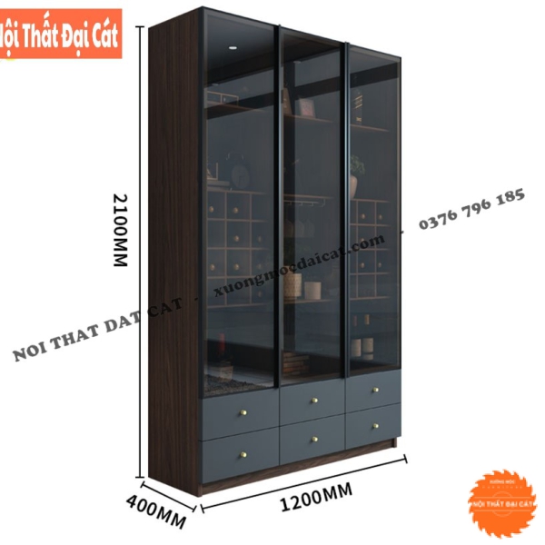 Tủ rượu phong cách hiện đại TR051