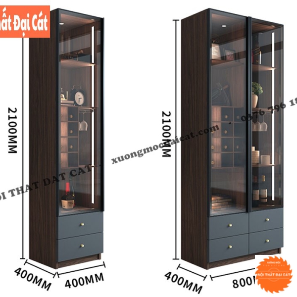 Tủ rượu phong cách hiện đại TR051