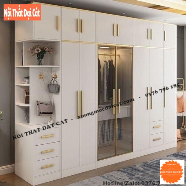 Tủ áo quần thiết kế sang trọng MS22352