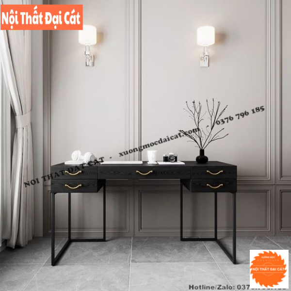 Bàn làm việc thiết kế chân sắt BLV127