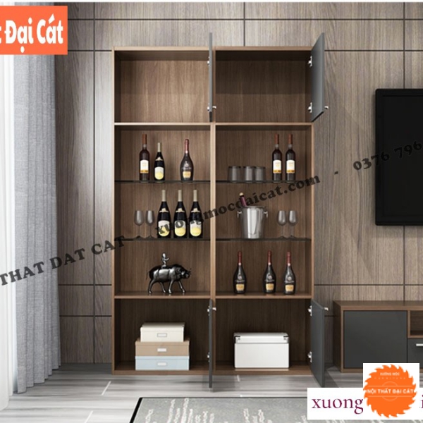 Tủ rượu gỗ MDF đẹp TR052