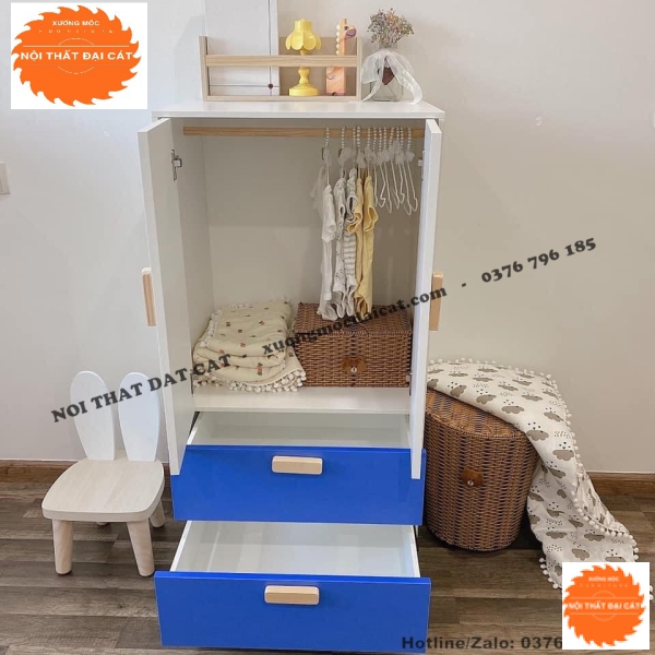Tủ áo quần cho bé MS0006