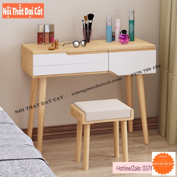 Bàn trang điểm giấu gương BTĐ136
