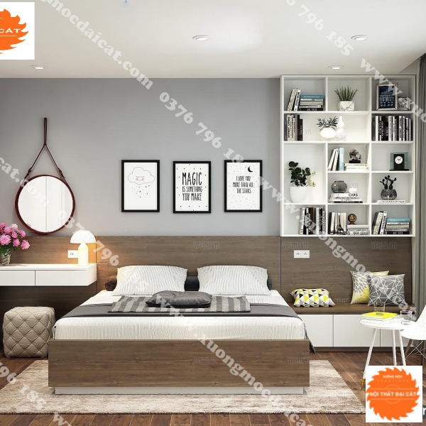 Combo nội thất phòng ngủ sang trọng CBPN047