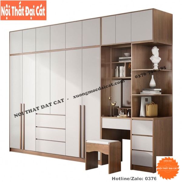 Tủ áo quần kết hợp bàn trang điểm MS22363