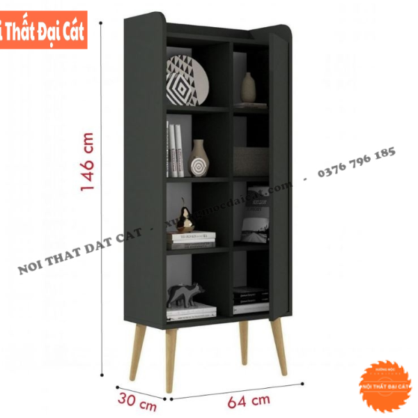 Tủ sách gỗ công nghiệp KS241