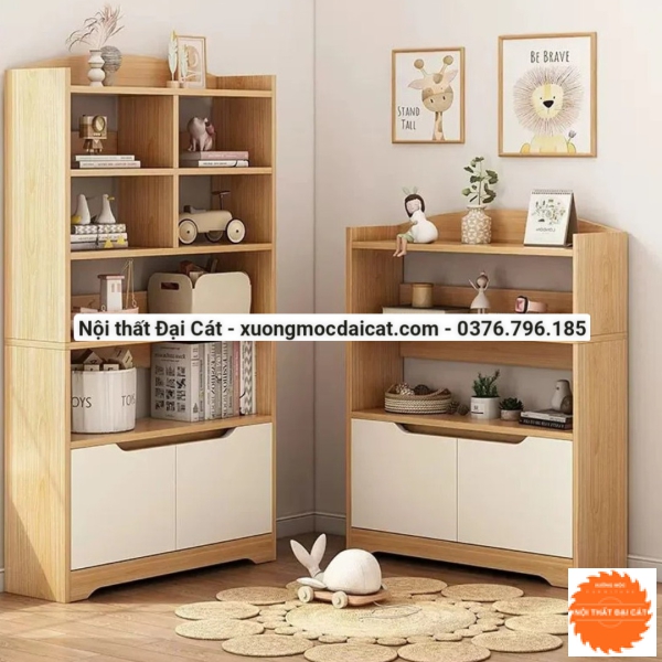 Kệ tủ sách đa năng thiết kế đẹp KS158