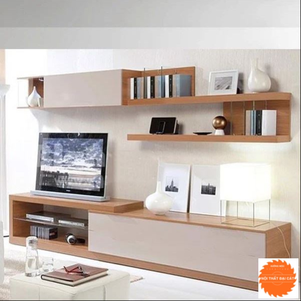 Kệ tivi - kệ trang trí bằng gỗ công nghiệp KTV032